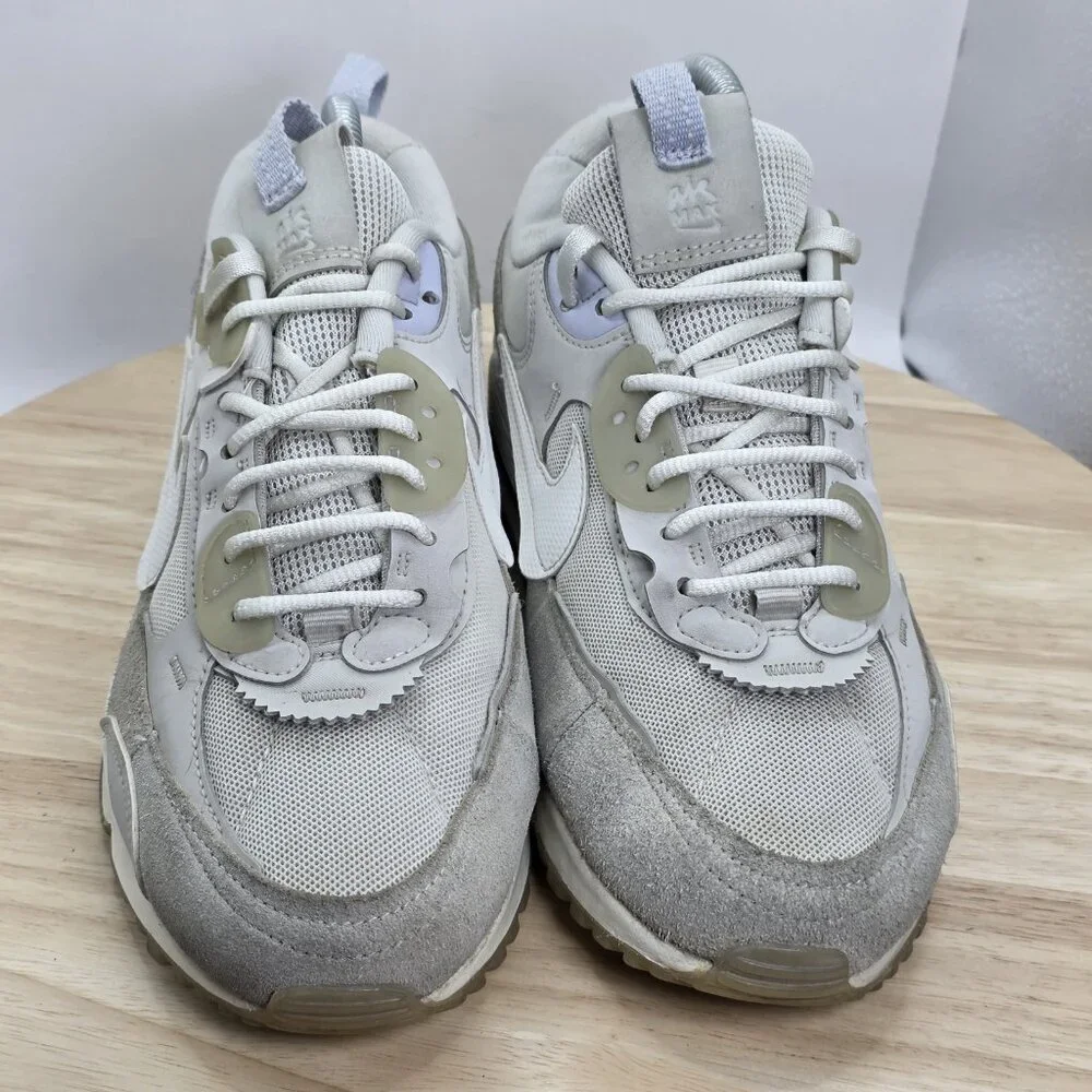 Size 8.5W Nike Air Max 90 Futura ‘White Light Bone’ DM9922-102 - Picture 4 of 9